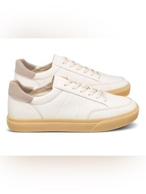CLAE Men’s Bradley Leather Low-Top Sneakers White US 10